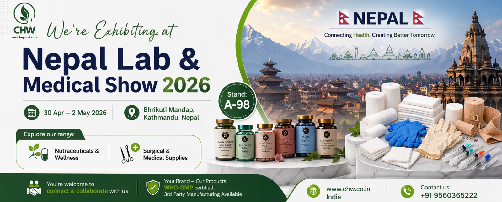 Nepal Lab & Medical Show 2026 Banner